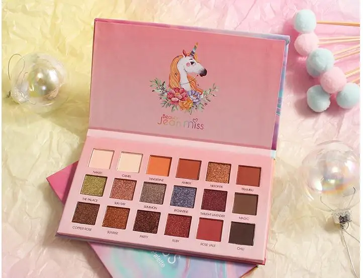 Custom private label 18 color eye shadow vegan waterproof makeup eyeshadow palette