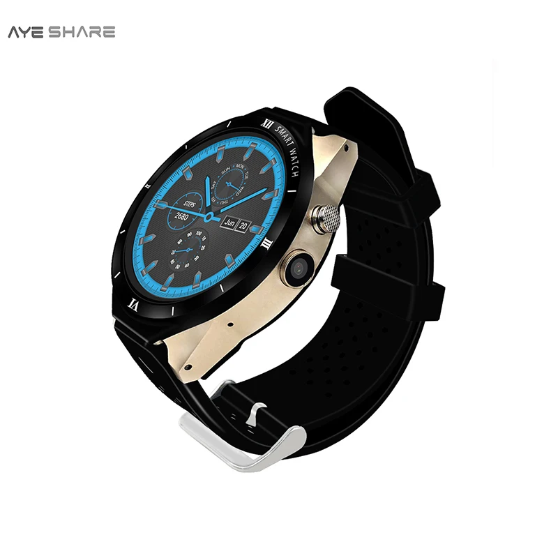 

Nano SIM card watch heart rate pedometer support Wifi remote control sport smart watch