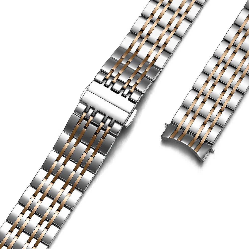 

Wholesale 316L Stainless Steel Silver Watch Strap Replacement for Tissot Couturier T085 for Men Women Watch Band, Silver,rose gold, gold