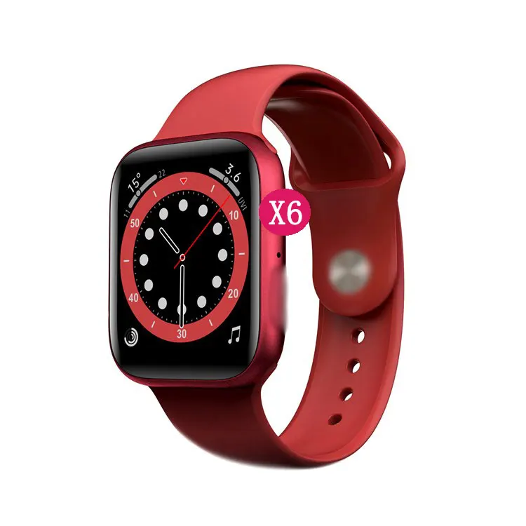 

2021 Hot Sale new IWO 12 Smart watch Series 5 Watch 6 Wireless Charging HR ECG smart bracelet Music X6 smartwatch PK W55
