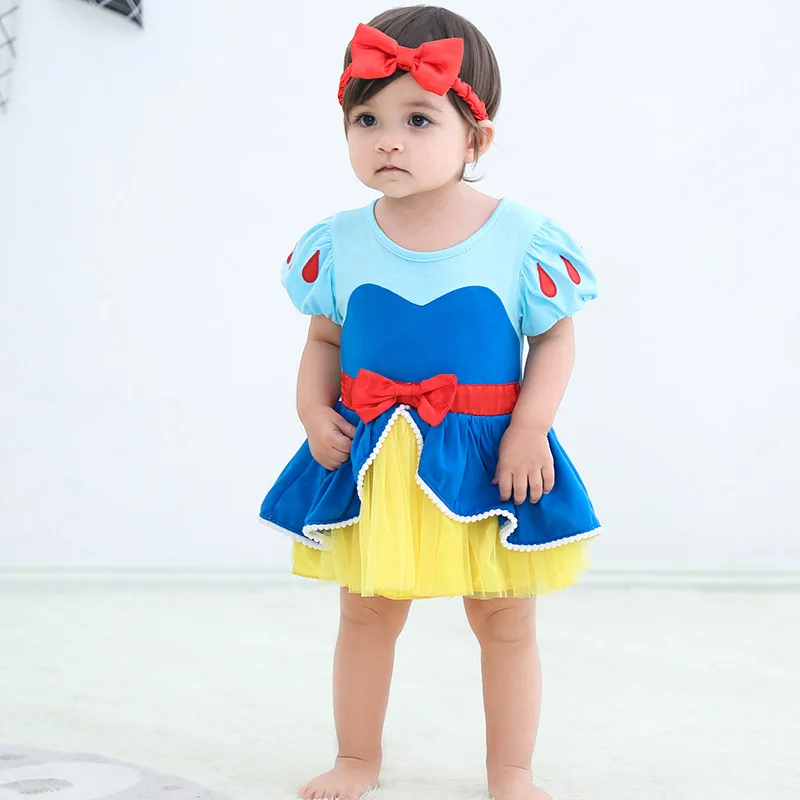 

2024 Little Baby Movie Cosplay Costume Baby Onesuit Crawling Suit Cute Dress For 0-3 Years Old Girls