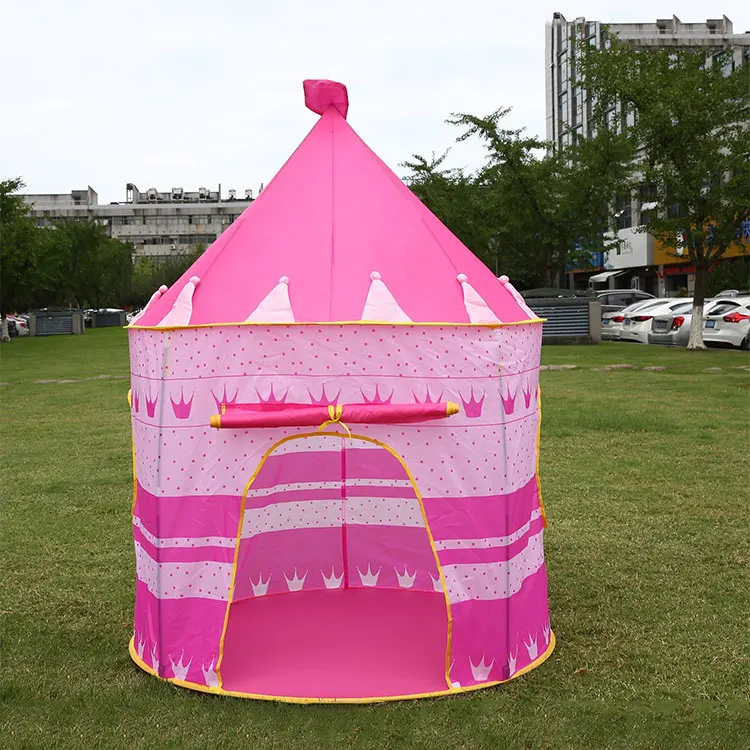
Portable Foldable Princess Castle Tulle Children Kids Game Play Tent Creative Develop Outdoor Indoor Yurt Castle Playhouse Toy 