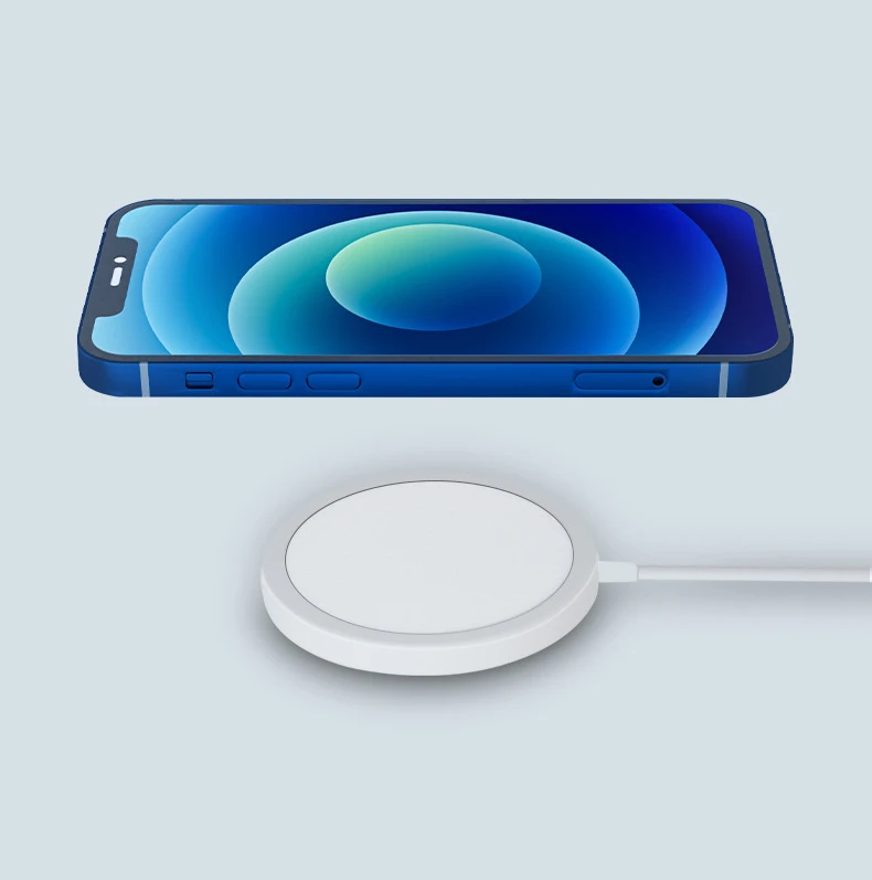 

For Magsafe Wireless Charger for iPhone 12 Series Portable Magnetic 7.5W 10W 15W QI Fast Charging Pad