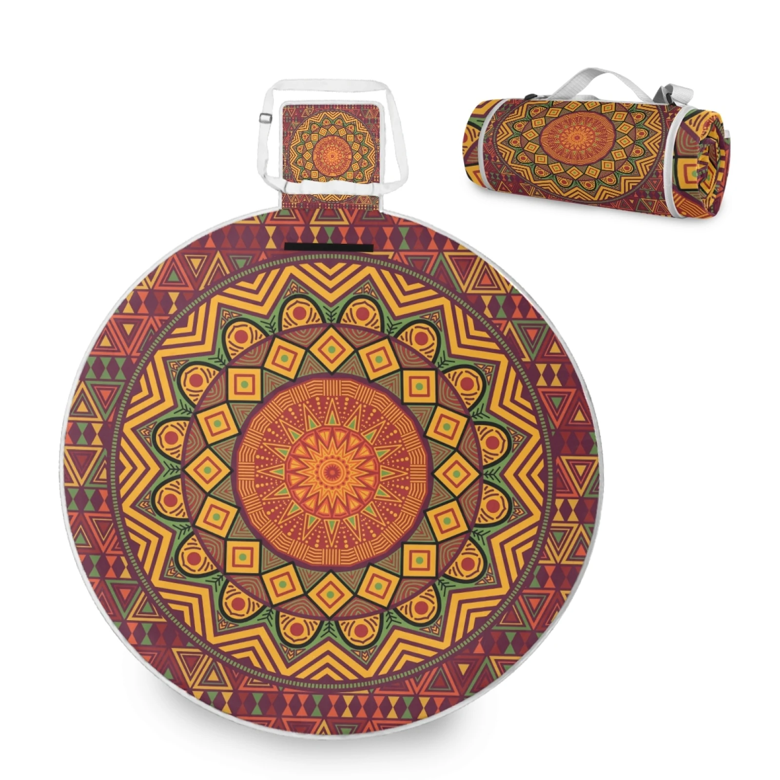 

Custom Bohemian Mandala Waterproof Folding Camping Multiplayer Mat Picnic Mat Hiking Picnic Blanket Mat
