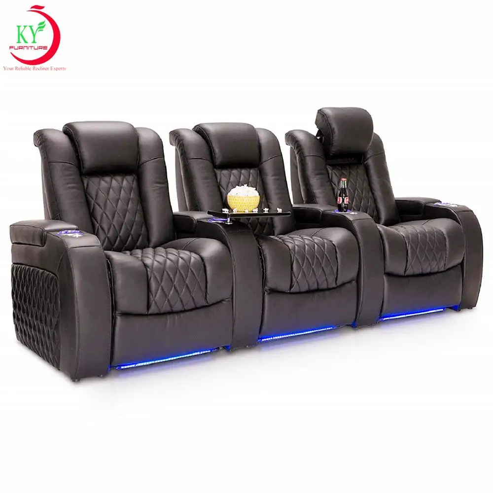 
JKY furniture Easy And Convenient Multifunctional Home Theater Movie VIP Seating Sectional Cinema Recliner Sofa  (62205058047)