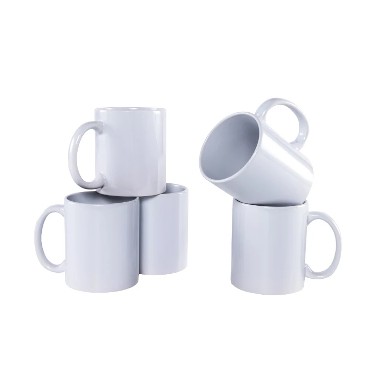 

Wholesale High Quality 11Oz White Coffee Cups Sublimation Heat Press Mug