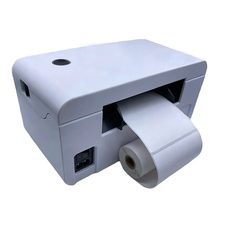 

110mm Stock Black and White USB Shipping Thermal Barcode Label Printer