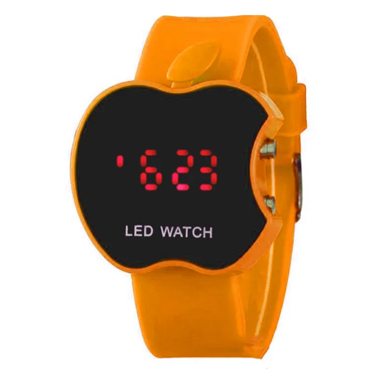 

colorful rubber jelly watch for men girl child Man/woman sport digital LED Watches Silicone