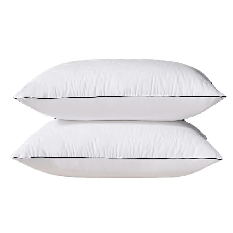 Hypoallergenic Soft Duvet Luxury Hotel Quality Custom Wholesale Polyester Soft Pillow Hotel Feather Down Pillow Cushion Pillow