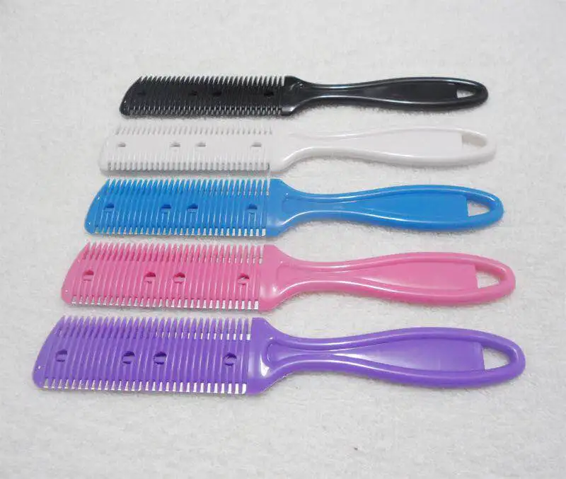 

Factory Directly hair cutting comb with razors 2 Razor Blades