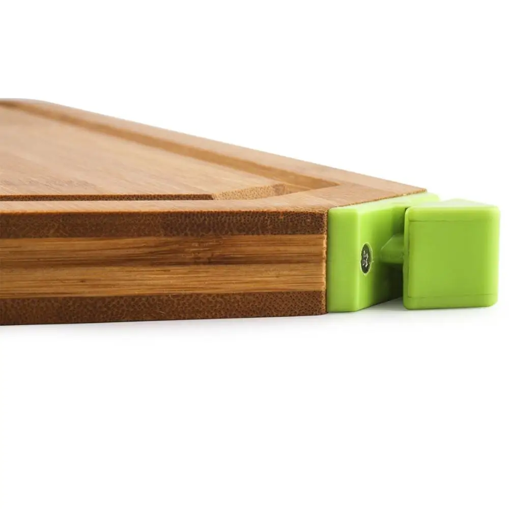 

The newest bamboo cutting board with tray removable mats groove in stock, Any