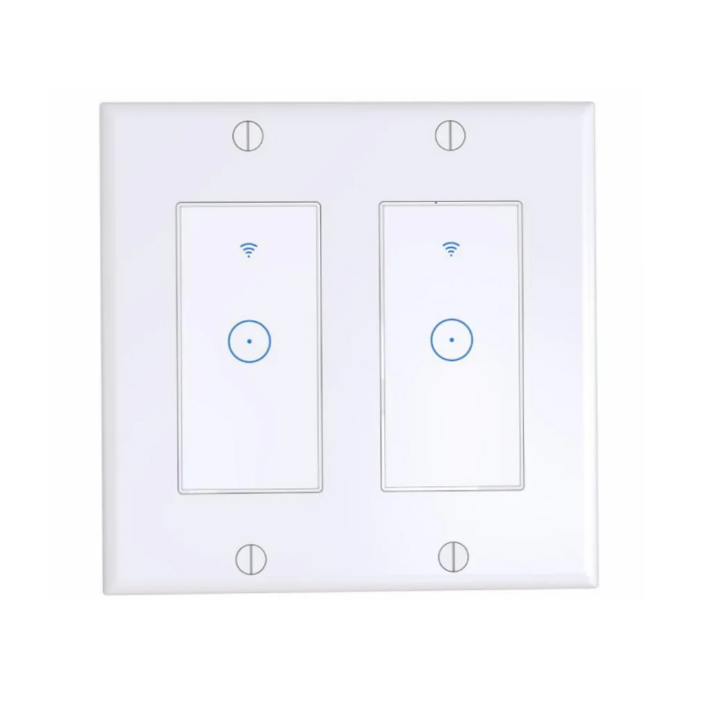 Us 2gang Electrical App Remote Control Wifi Dimmer Wireless 220v Timer