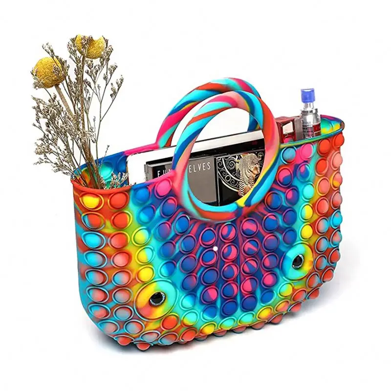 

FL-AB40 itechjoy Rainbow Toy Bag for boys pack Amazon, Yellow,pink , green, rainbow