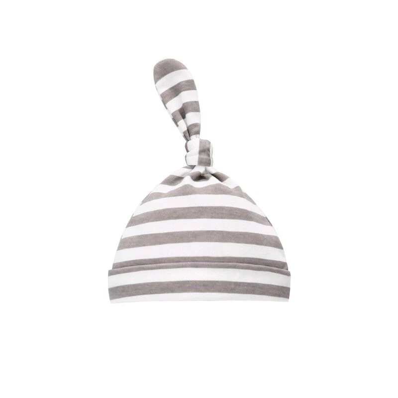 white cotton baby hat