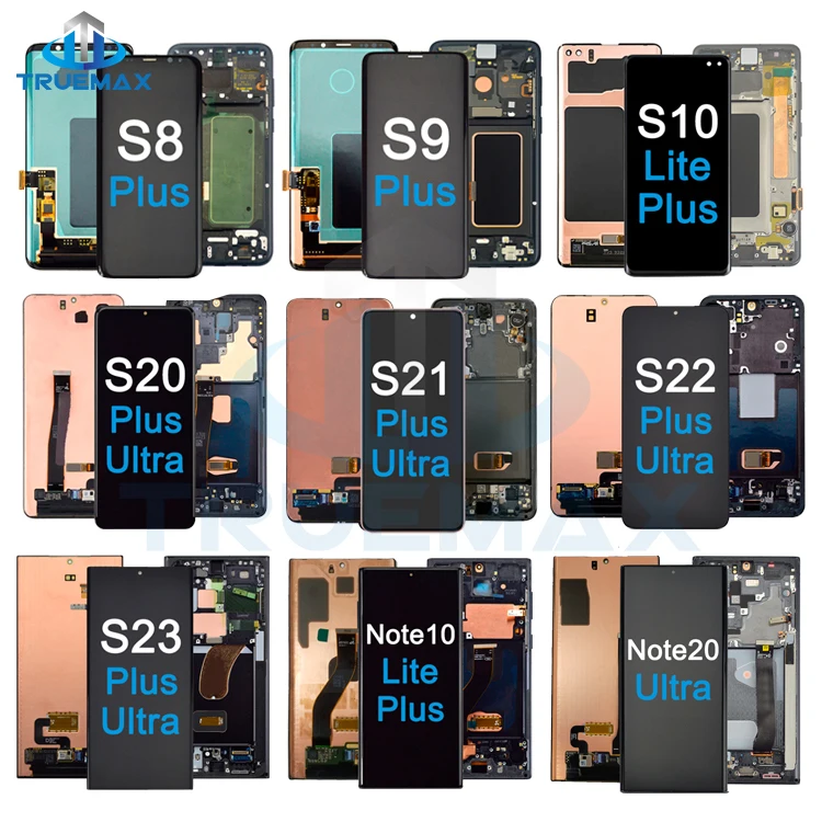 

for Samsung Galaxy S7 Edge S 8 S8 G973 S10 S10plus S20 Ultra 5G S 20 Plus Original Amoled Lcd Panel With Frame Screen Display