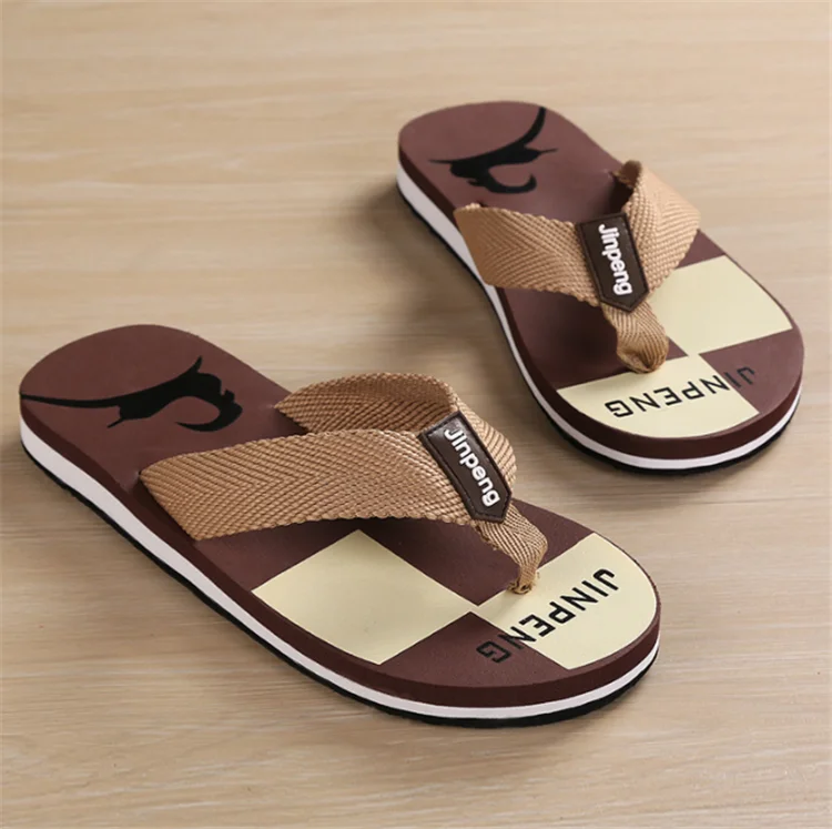 

Portable flip-flops for men, Black, brown, blue, cyan