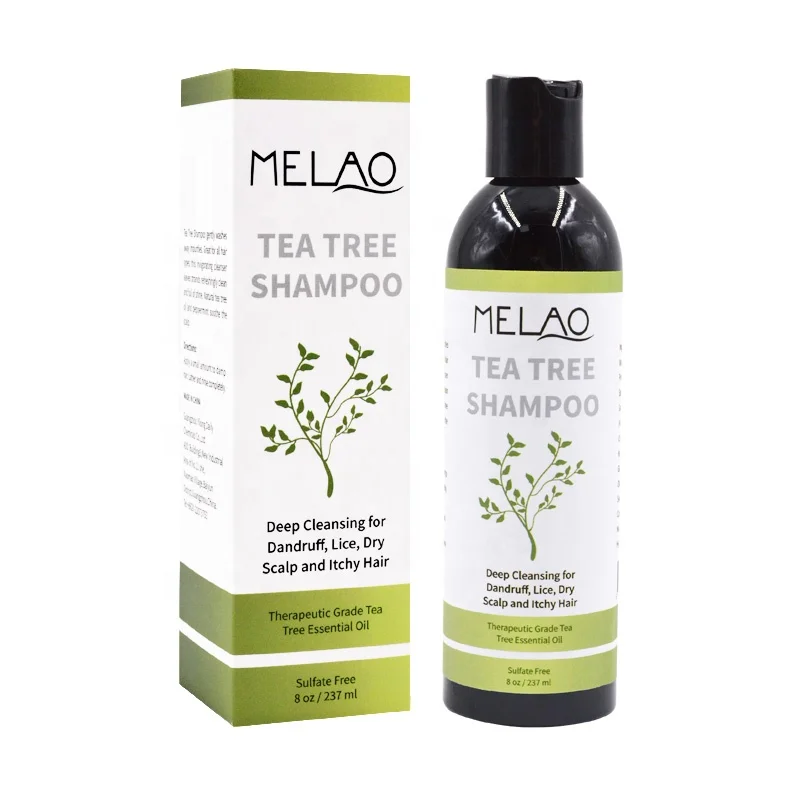 

MELAO Wholesale Private Label Natural Organic Tea Tree shampoo And Conditioner For Natural Black Hair, Transparent