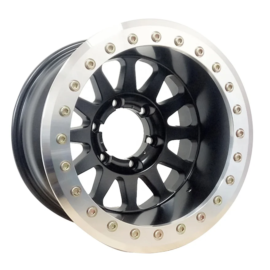 
FLYWAY H104A BEADLOCK ALLOY WHEEL RIM PCD 5H139.7 ET-30 FOR Suzuki Jimny 