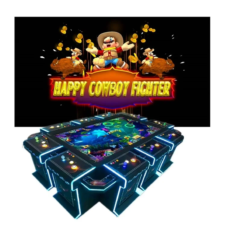 

Wholesale Casino Fishing Game Machine Happy Cowboy Fighter Gamer Table