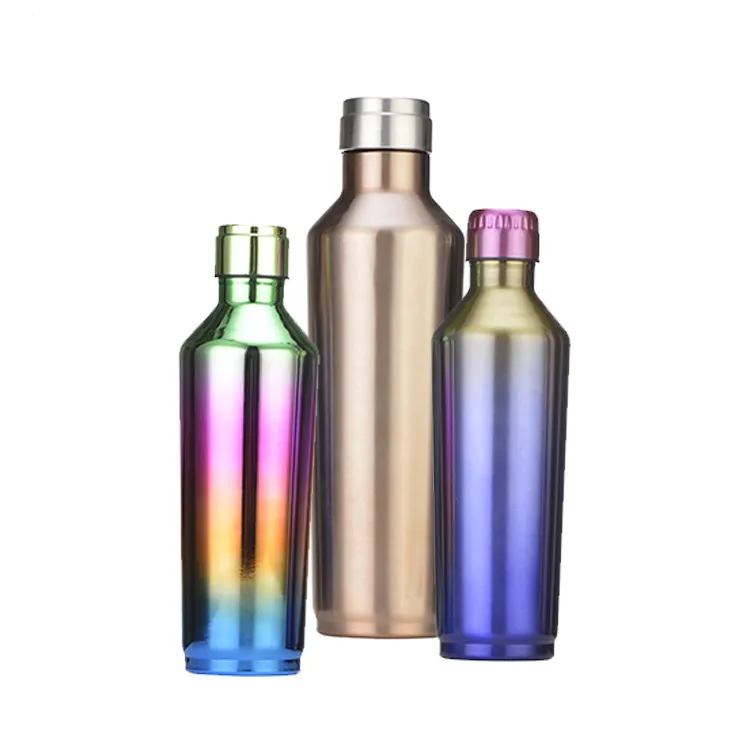

Food Grade Portable Drinking Stainless Steel Vacuum Wine Bottle