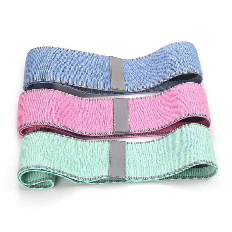 

Wholesale manufacture Fitness Equipment Workout Nylon Exercise Loop Hip Booty Resistance Elastic Bands for Yoga, Red/pink/purple/green/light blue/black/grey