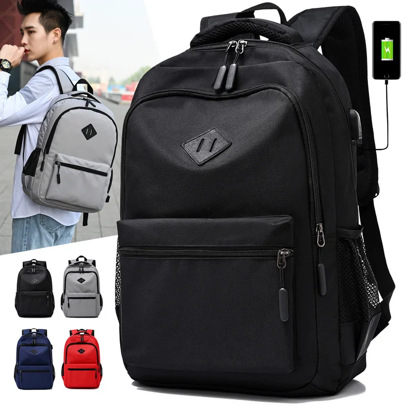 

LP084 Wholesale casual usb charging travelling bags logo customized student backpacks school bag pack