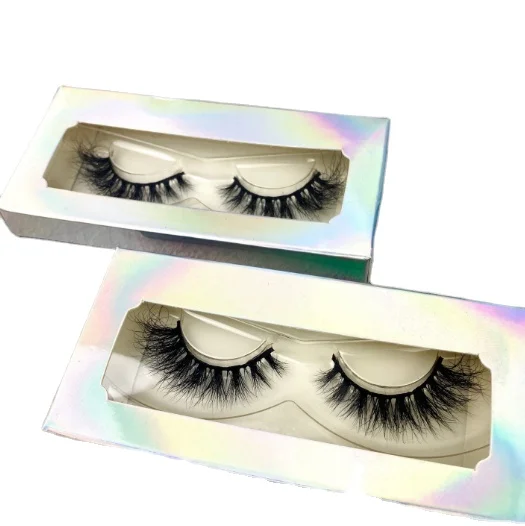 

2021 newest wholesale 25 mm mink eyelash glue custom eyelash package real mink eyelashes with brush, Black color