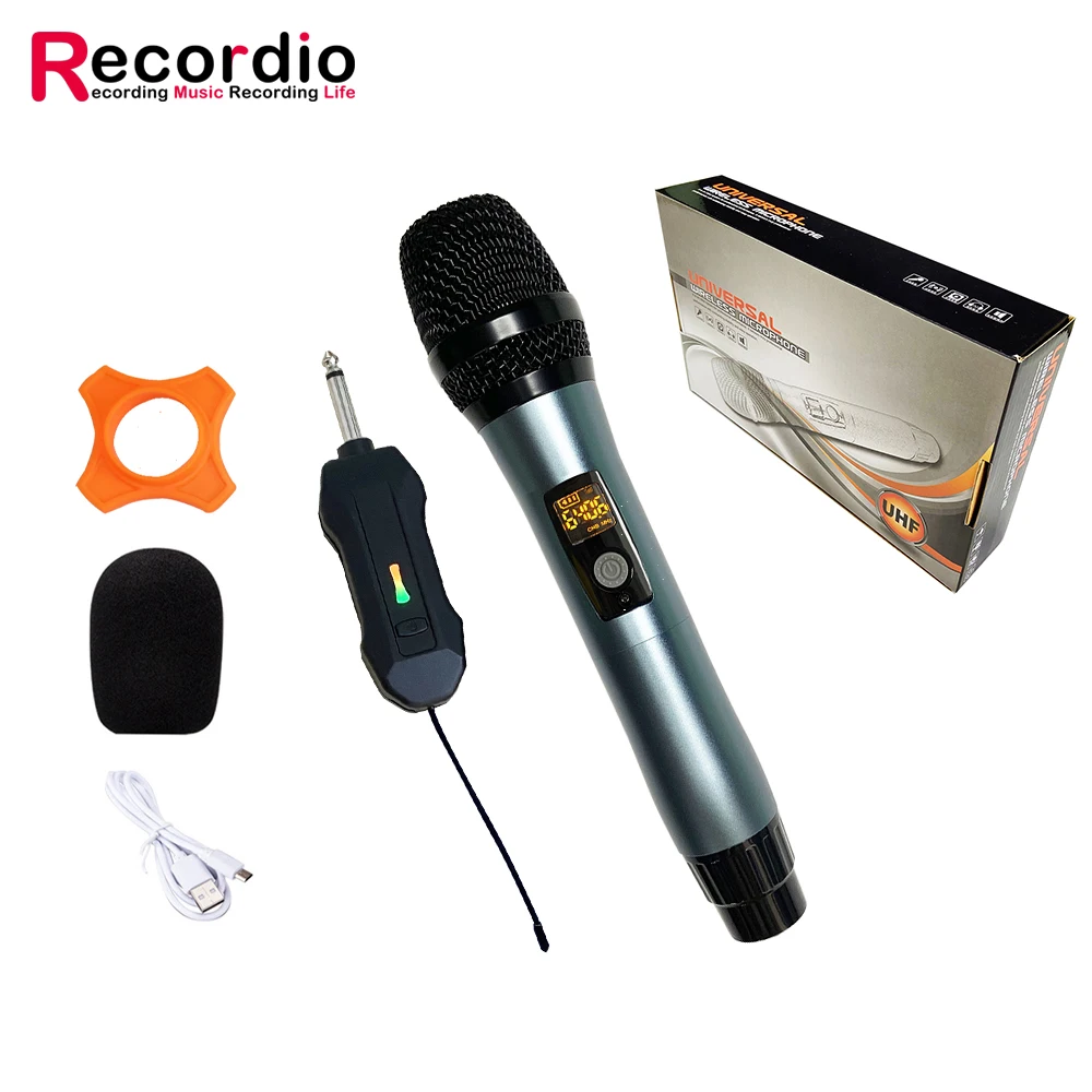 

GAW-880 Universal wireless microphone UHF FM home karaoke singing microphone outdoor lever audio microphone