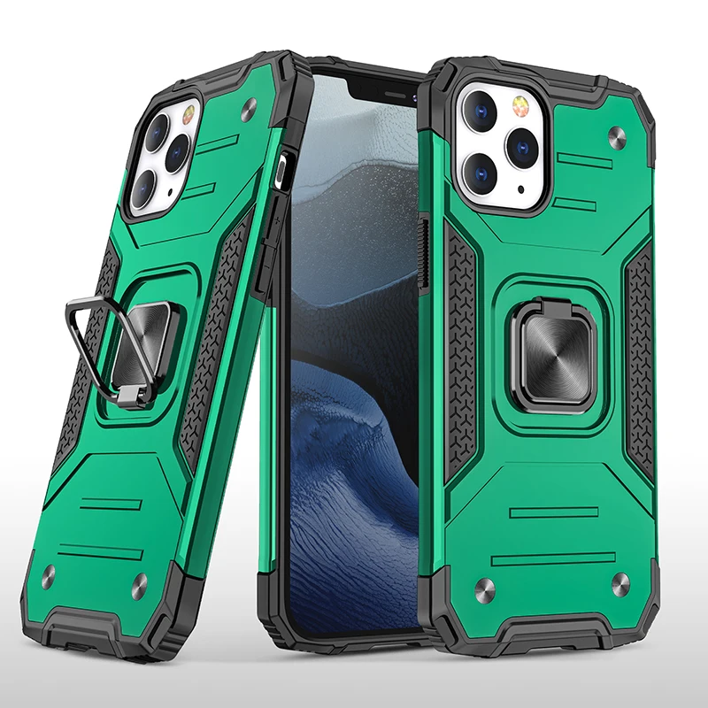 

New Product High Quality Magnetic Car Holder Hybrid Heavy Duty Kickstand 3-In-1 Rugged Ring Phone Case For Samsung Galaxy A52