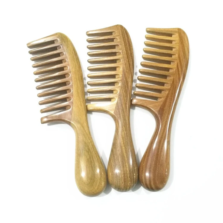 

Ready To Ship Wide Tooth Detangling Comb wooden comb hair,wooden wide comb