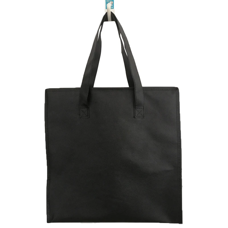 

In stock Product Cheap Price Big Size t shirt bags Durable Recyclable Zipper Non woven ali arket bag, Can be customized