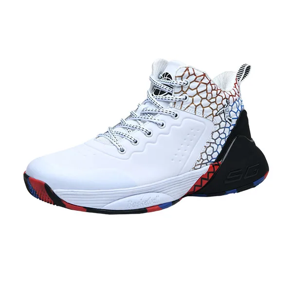 

High Quality Original Branded Men Cheap Custom Logo Oem Odm Wholesale Used Sport Women's Chinese Outdoor Basketball Shoes GYM, Black, white
