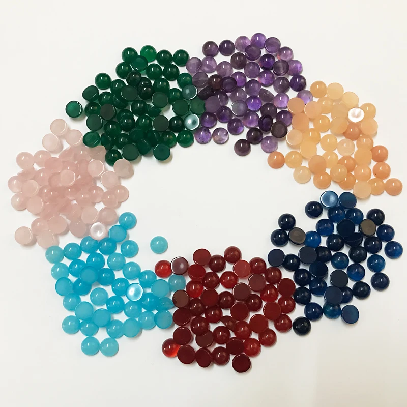 

Multi gemstone loose beads,,mixed stone cabochons for jewelry making