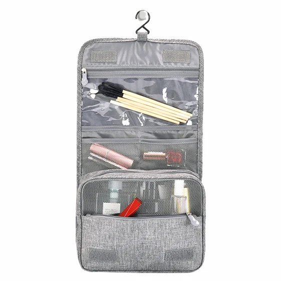 

Hanging Travel Cosmetic Make up Organizer for Women Waterproof Toiletry Bags, As photo