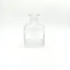 100ml wholesale cylindrical clear perfume fragrance massage oil glass bottle with golden silver screw cap
