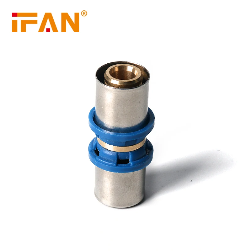 

IFAN PEX Al PEX Fittings Aluminium Plastic Pipe Tube Connector Socket Brass Press Fitting
