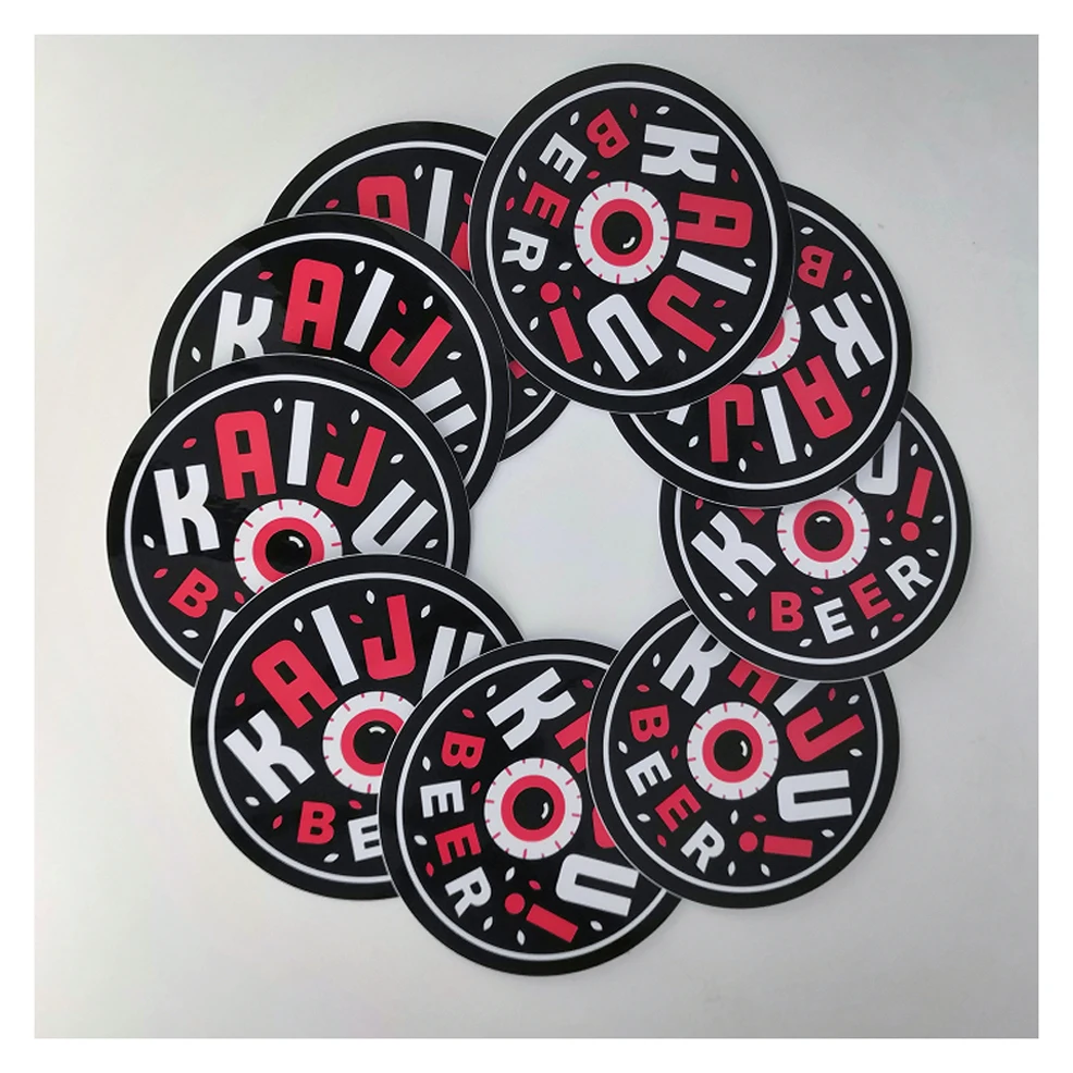 small black circle stickers