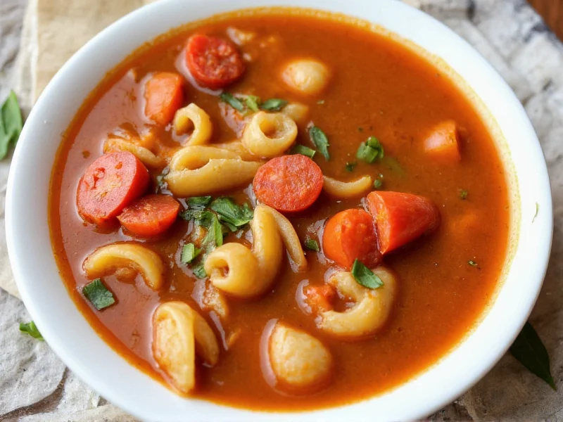 homemade minestrone soup