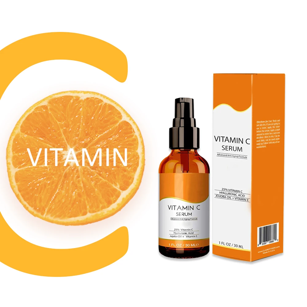 

Amazon Top Seller 2021 Organic Best Skin Care Whitening Anti Aging Wrinkle Moisturizer Face Best Vitamin C Serum