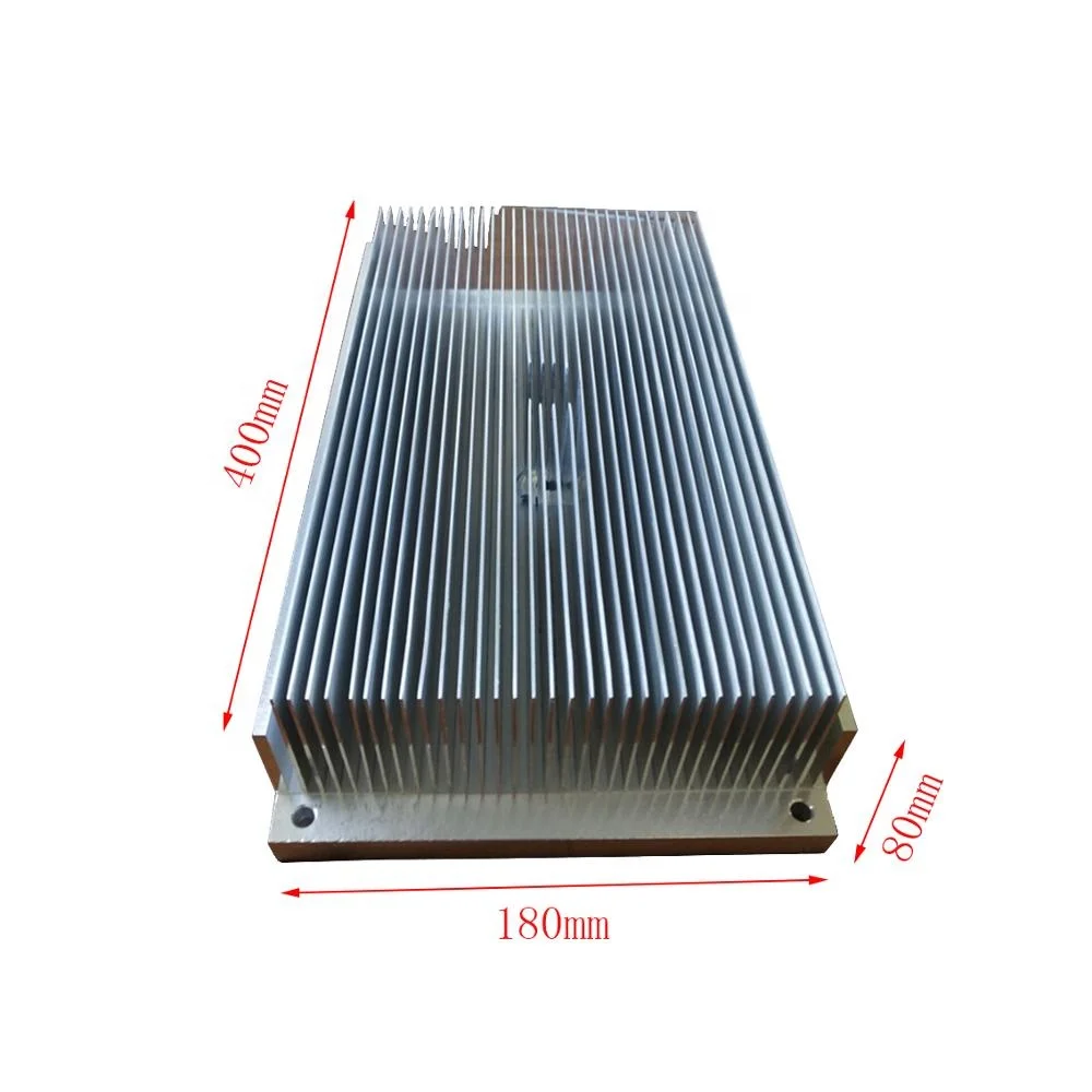 
China power aluminum heat sink is used for the inverter 500(W)*80(H)*400(L)mm 