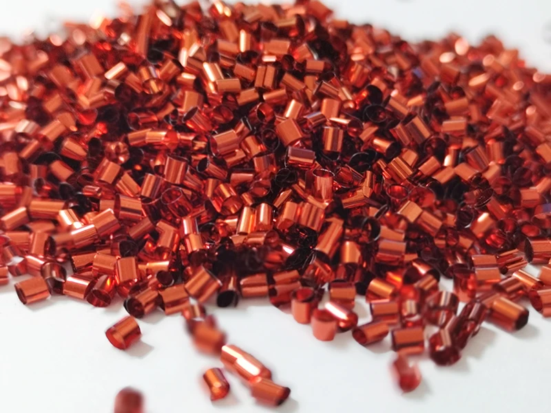 500g Soft Straws Tube Beads Bulk Bingsu Beads Plastic Ice Cream Tube