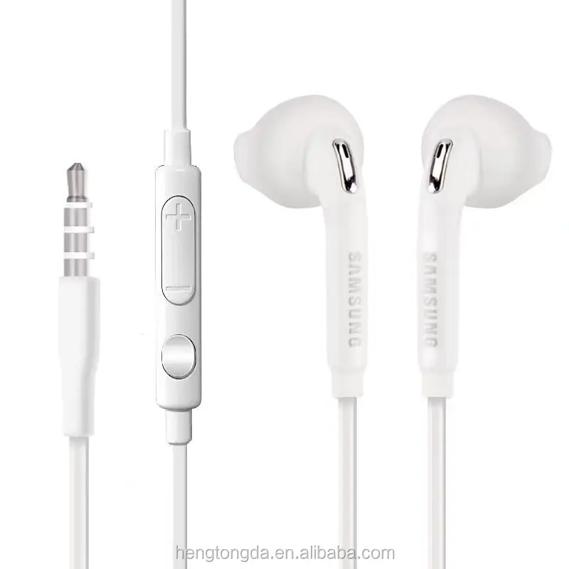 

EG920BW wholesale Hot sell Stereo high quality S6 Earphone mobile headset for Samsung S6 s7 s4 in ear headphones, Black white