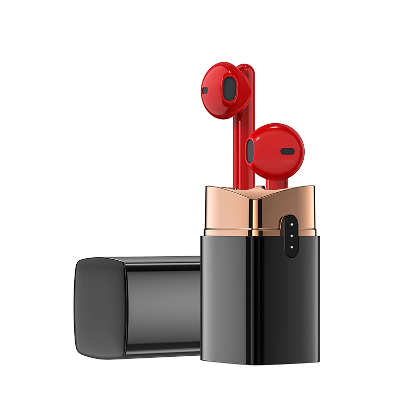 

Recci w35 lipstick design wireless bloototh earphone hands free china wholesale for iPhone, Samsung, Huawei, Xiaomi