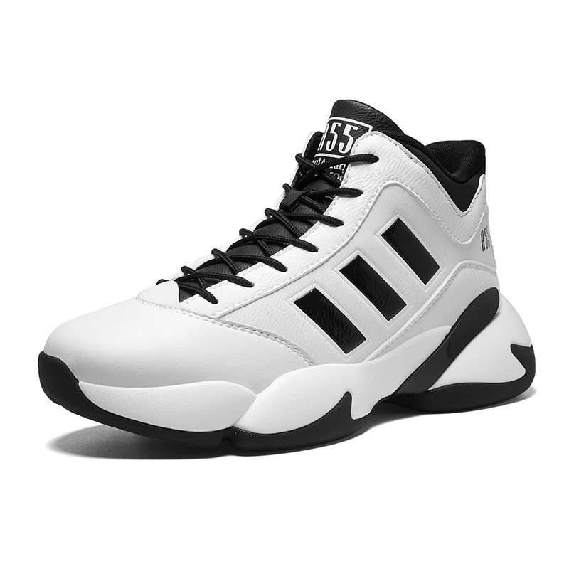 

High quality high top basketball shoes anti slip wear-resistant sports shoes gym training men's sports basketball shoes