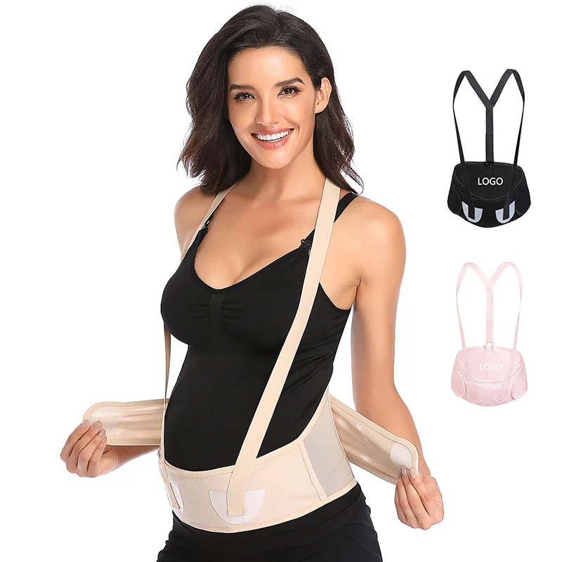 

Yinkaiya Wholesale 9004 Breathable Adjustable Cotton Pregnant Women Maternity Back Support Belly Belt, Black,beige,pink