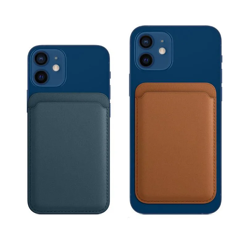 

High quality Credit Card Holder PU Leather Wallet with magsafe function for iPhone 12 mini / 12 / 12 pro / 12 pro max