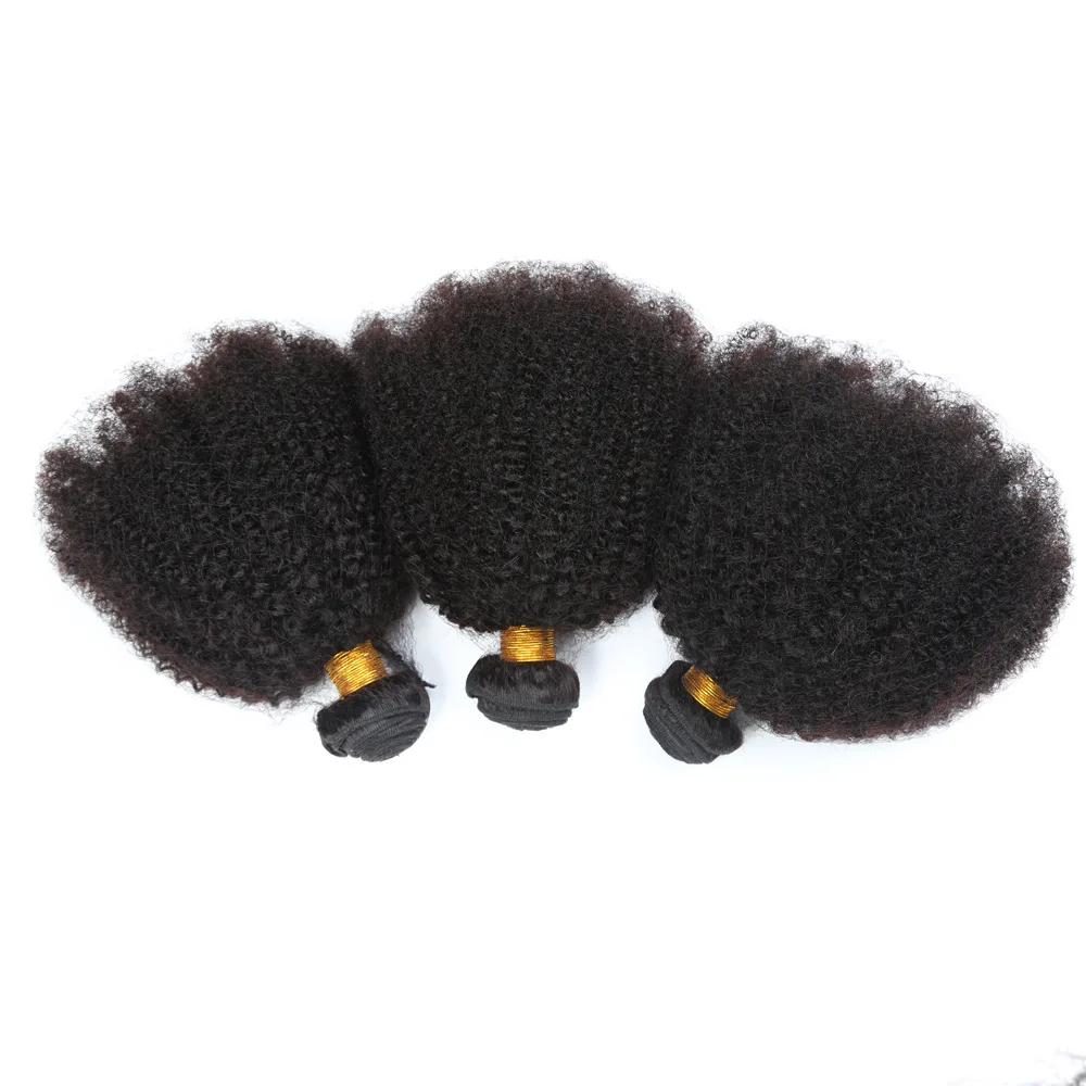 

100% human hair weave extensions 4A 4B 4C virgin hair afro kinky curly bundles mongolian human hair bundles