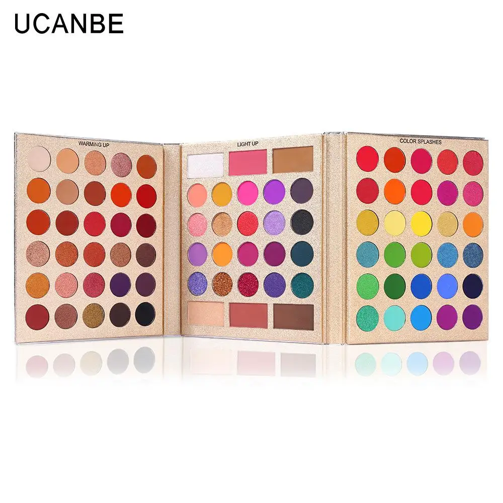 

UCANBE Pretty All Set Eyeshadow Palette Holiday Gift Set Pro 86 Colors Makeup Kit Matte Shimmer Eye Shadow Highlighters