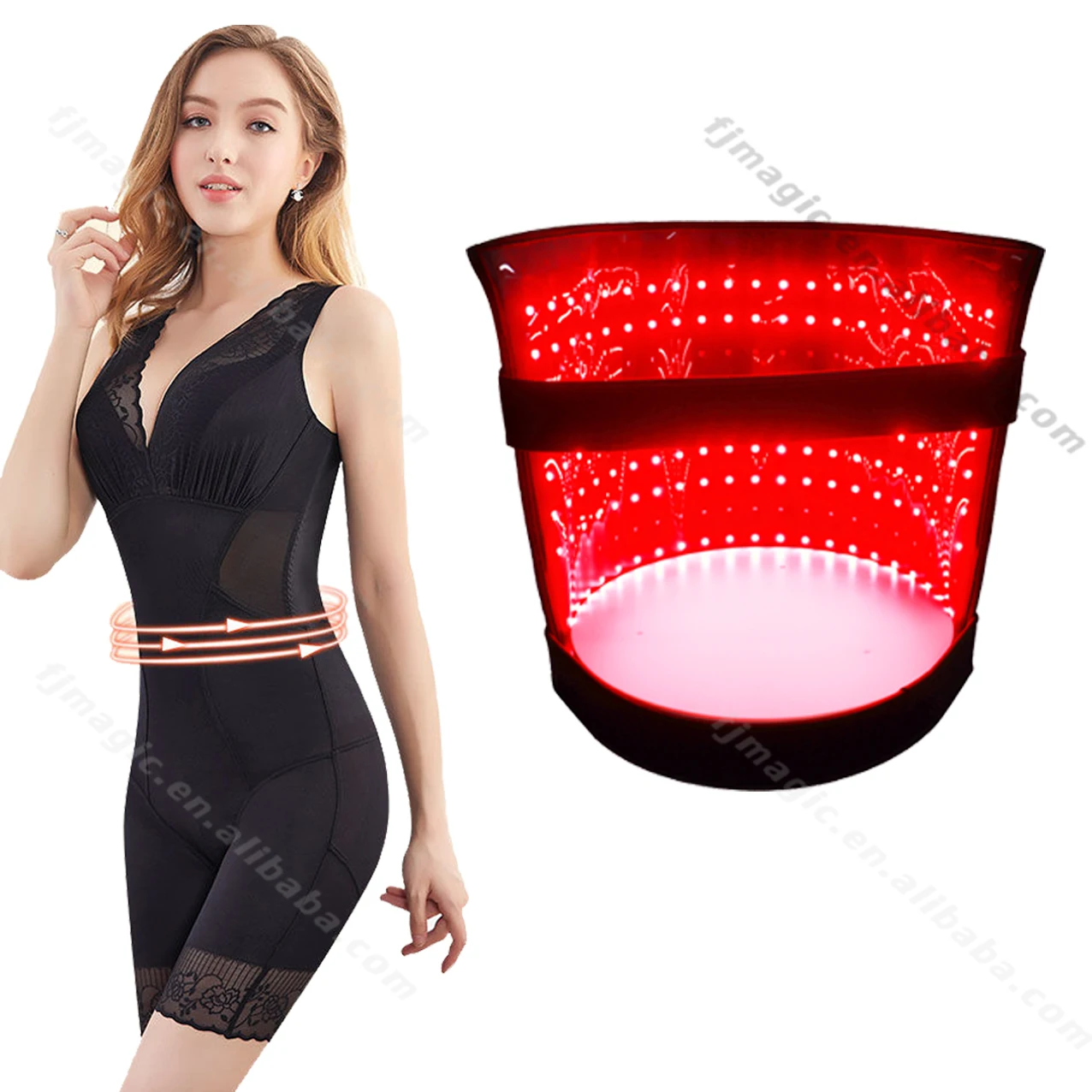 

Amazon hot sale Led Light Therapy Fat Loss Machine Red Light Therapy Belt body wraps other beauty & personal care products(new), Black