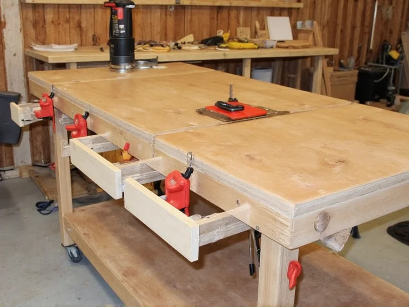 Customizable DIY workbench with modular tool attachments